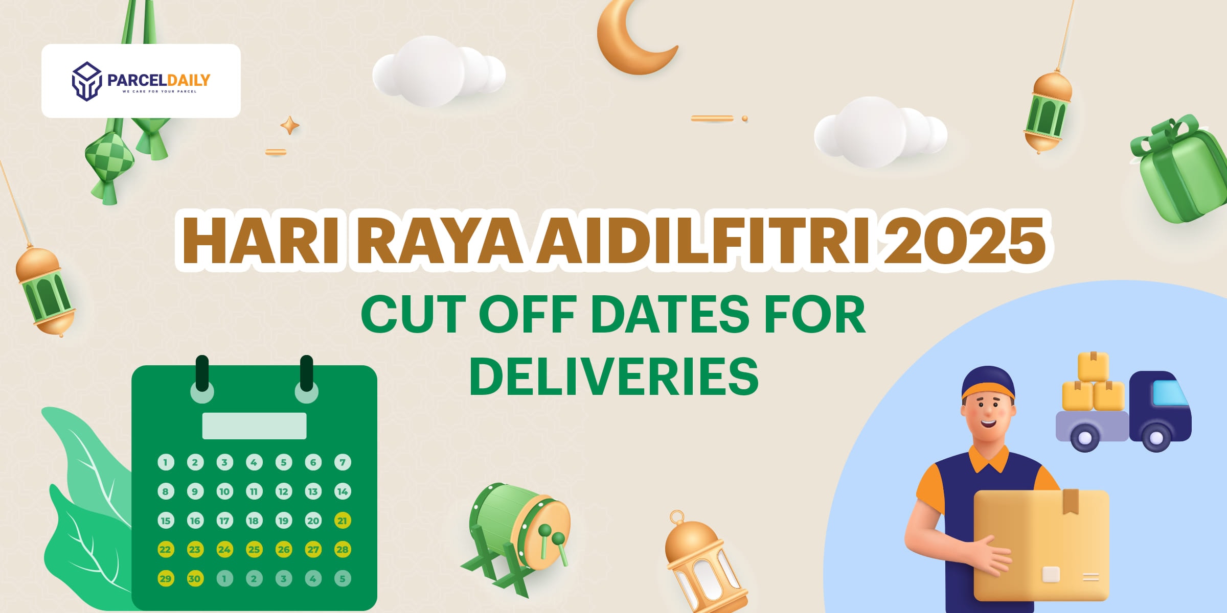 ParcelDaily Hari Raya Cut Off Delivery